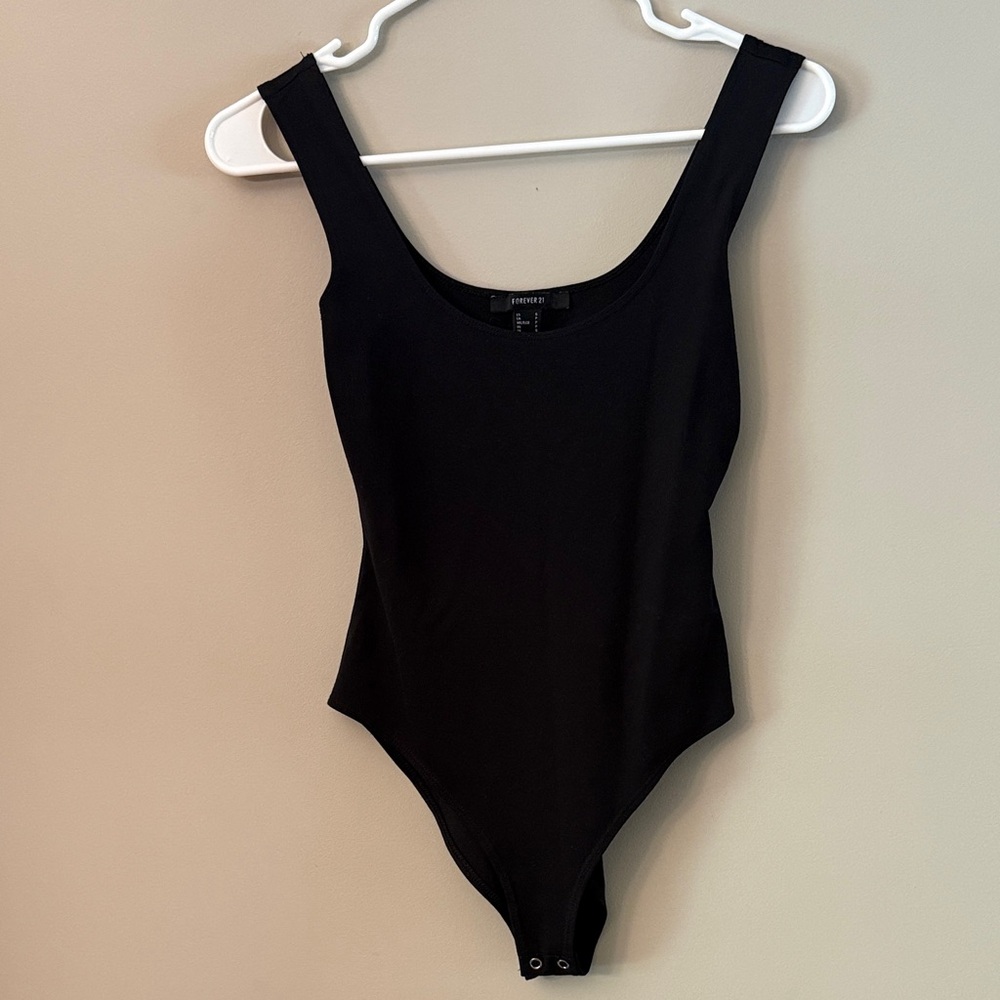 Forever 21 Classic Black Bodysuit